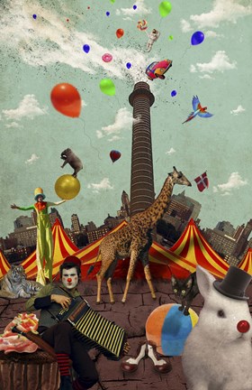 Framed Circus Print