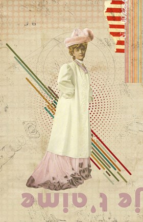 Framed Je T'Aime Print