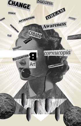 Framed Words Of Mass Destruction Print