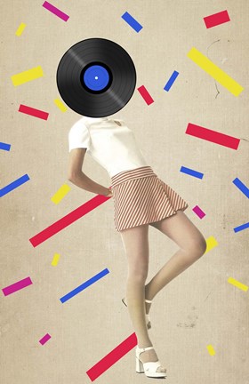 Framed Party Never Ends Print