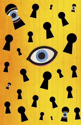 Framed They Are Watching Print