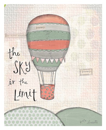 Framed Sky Is the Limit Print