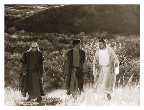 Framed Road to Emmaus Print