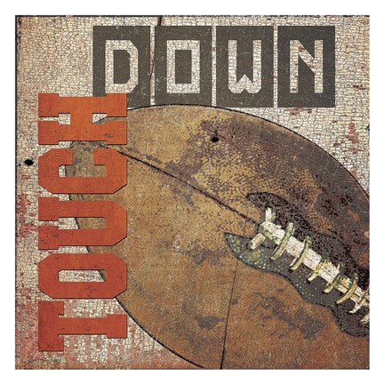 Framed Touch Down Print