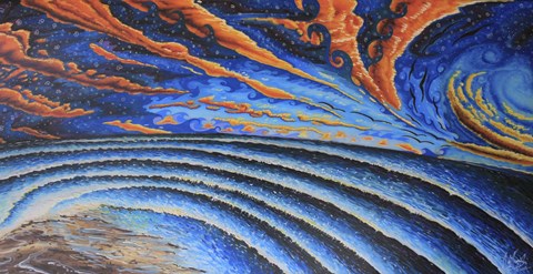 Framed Sunset Chill Print