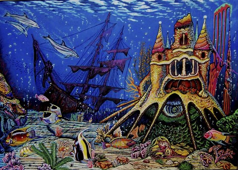 Framed Underwater World Print