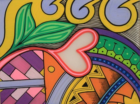 Framed Art Throb 3 Print