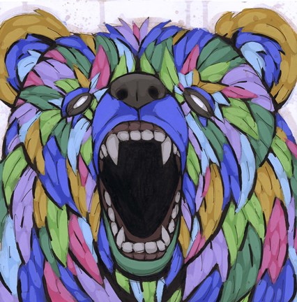 Framed Coming On Strong Print