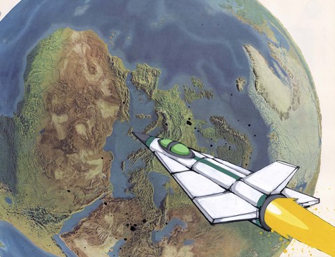 Framed Headed Home Print