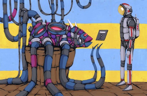 Framed Making Friends Final Frontier Print