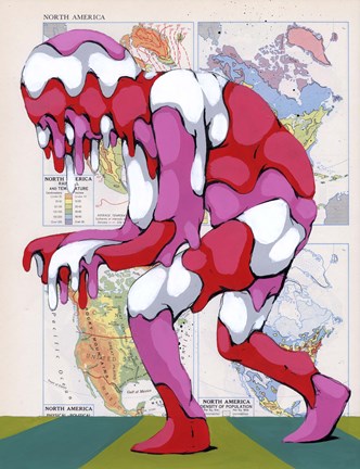 Framed Meltdown Print