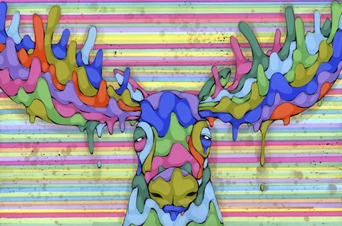 Framed Overwhelmed By The Spectrum Print