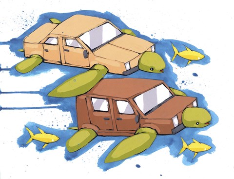 Framed Always Traveling Print