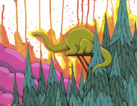 Framed Overseeing The Range Print