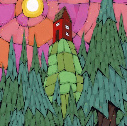 Framed Sun Sings Our Song Print