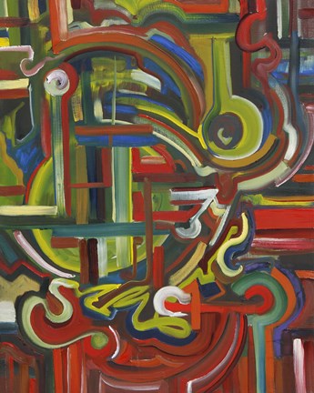 Framed Abstract 17 Print