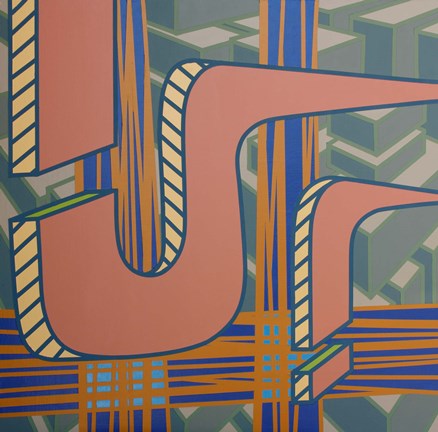 Framed Lines Project 53 Print