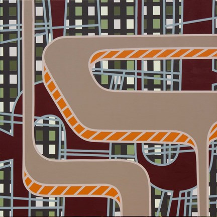 Framed Lines Project 81 Print