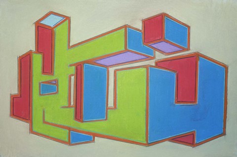 Framed Project Third Dimension 5 Print