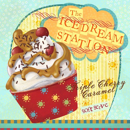 Framed Dream Cone III Print