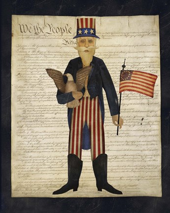 Framed Uncle Sam Print