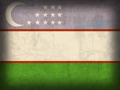 Framed Uzbekistan Print