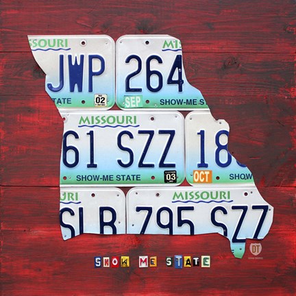 Framed Missouri Print