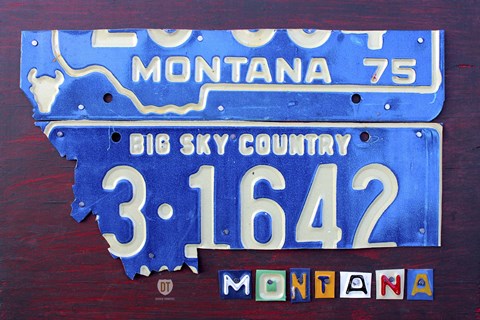 Framed Montana Print