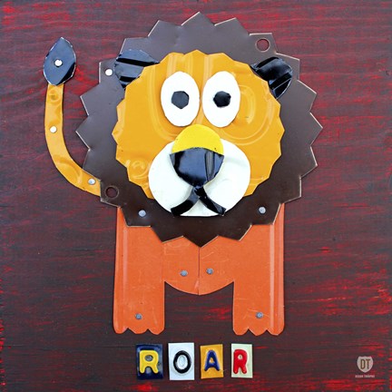 Framed Roar The Lion Print