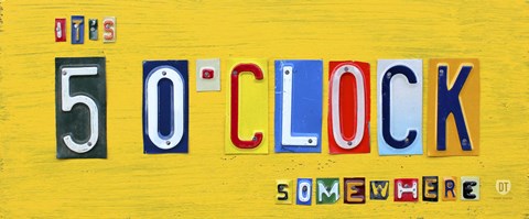 Framed It's 5 O'Clock Somewhere Print