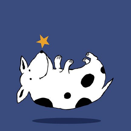 Framed Star Dog Print
