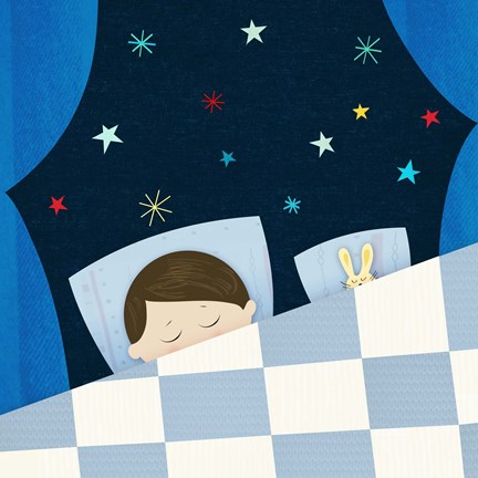 Framed Sweet Dream Boy Print