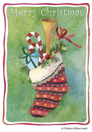 Framed Stocking 1 Print