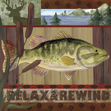 Framed Rustic Retreat II Print