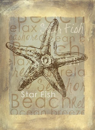 Framed Shore Life I Print