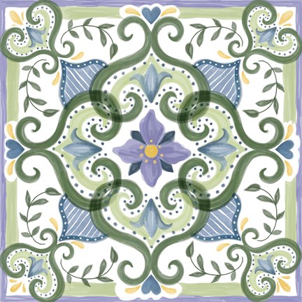 Framed Folkloric I Print