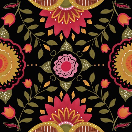 Framed Folkloric II Print