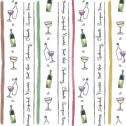 Framed Taste of Wine Print