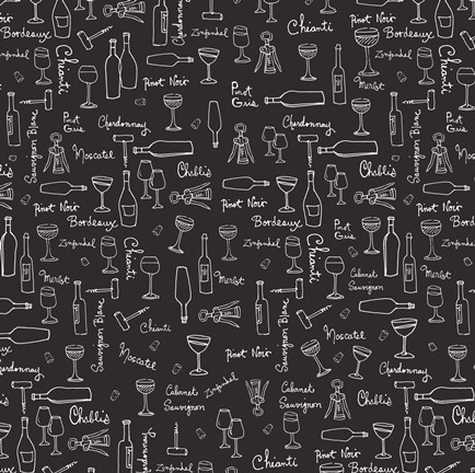 Framed Taste of Wine II Print