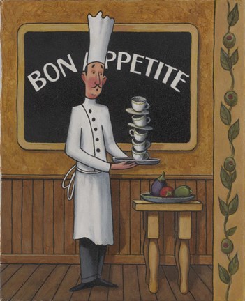 Framed Bon Appetite Print