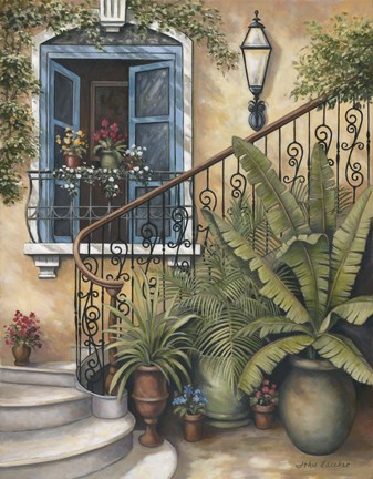 Framed Stairway To The Sky Print