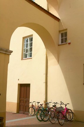 Framed Vilnius University in the Old Town, Vilnius, Lithuania Print