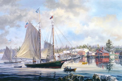 Framed Voyage Preparation Print