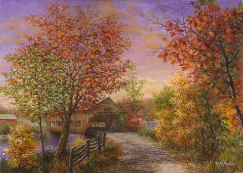 Framed Autumn&#39;s Color Of Fashion Print