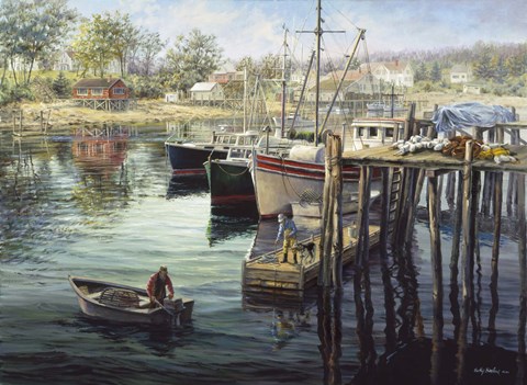 Framed Fisherman&#39;s Domain Print
