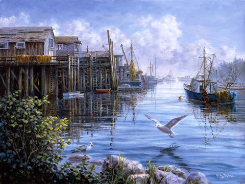 Framed Bird Eye View Print