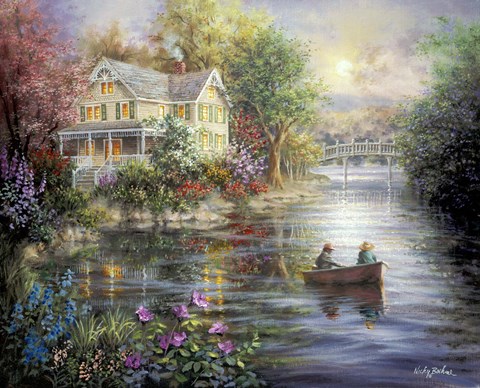 Framed Evening Reflections Print