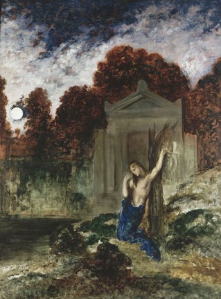 Framed Orpheus At The Tomb Of Eurydice, 1891 Print