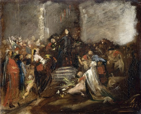 Framed Prince Imperial Distributing Awards At The Exposition Universelle Of 1867 Print