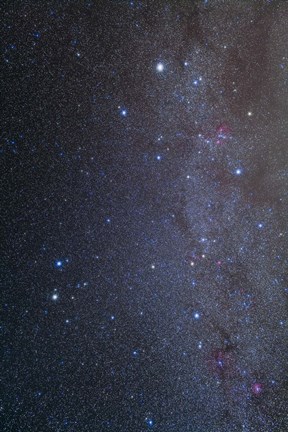 Framed Constellations of Gemini and Auriga Print